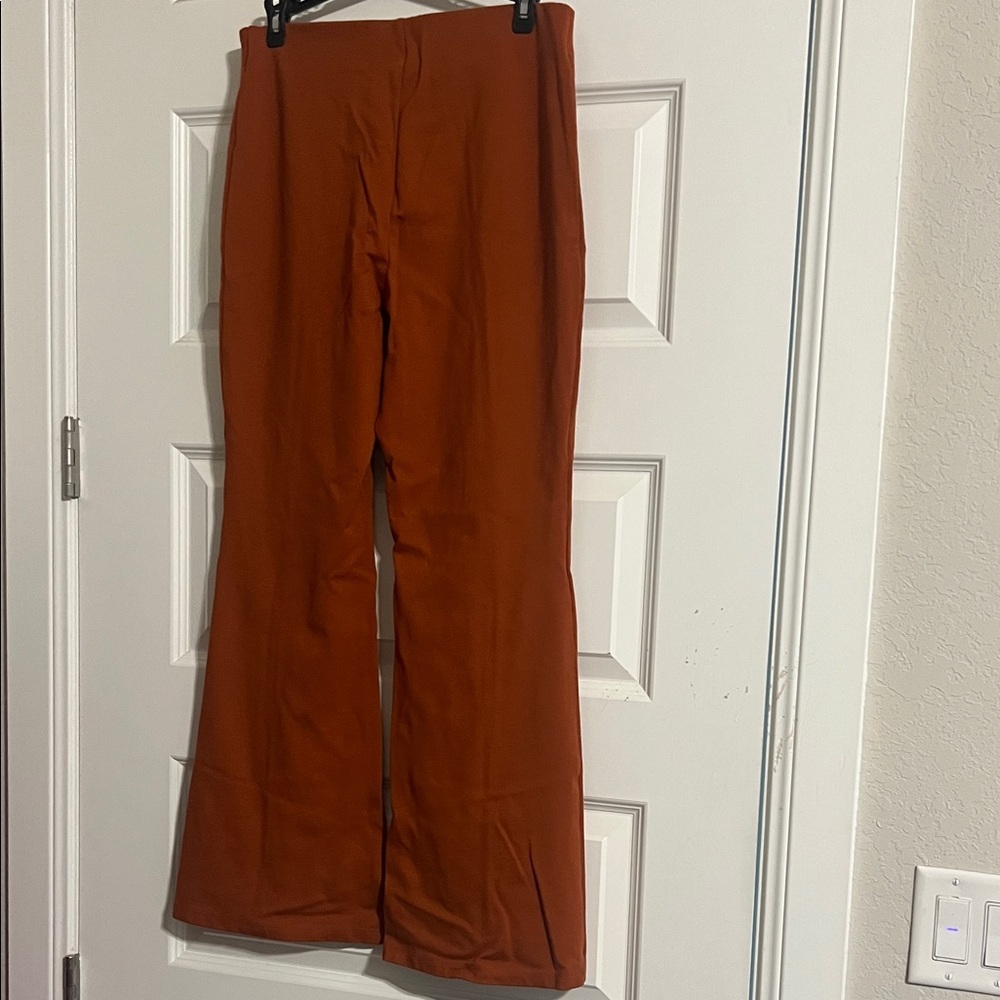 a new day Women's Terracotta Flare Pants - Picture 5 of 8